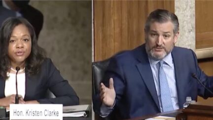 Kristen Clarke & Ted Cruz