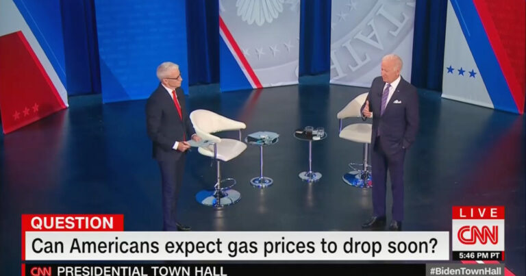 Biden Pressed on Economy at CNN Town Hall