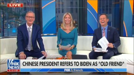 Fox & Friends Laughs at Biden Old Friends COmment
