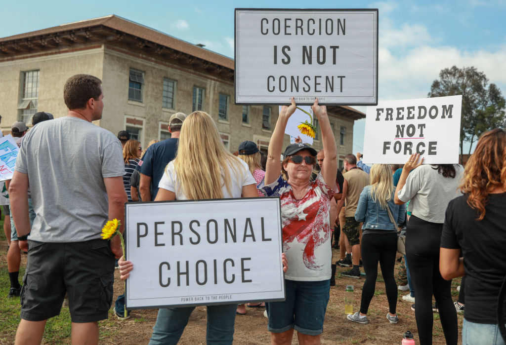 anti vaccine protest anti-vax anti-vaxxer