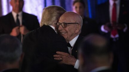 Rupert Murdoch and Donald Trump