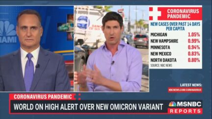 Car crash on MSNBC on Nov. 30