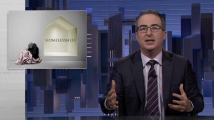 John Oliver tackles issue of increasing homelessness on Last Week Tonight