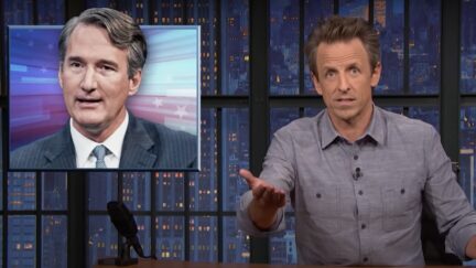 Seth Meyers rips Glenn Youngkin on Late Night