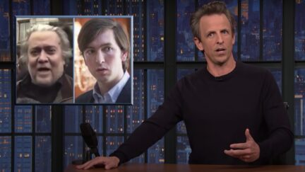 Seth Meyers rips Steve Bannon on Late Night