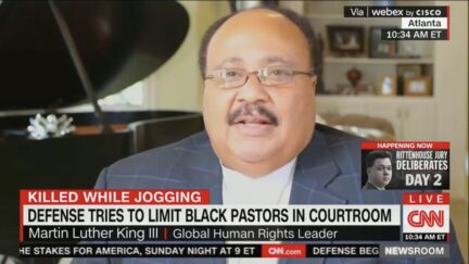 Martin Luther King III on CNN discussing Arbery trial