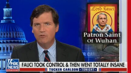 Tucker Carlson compares Fauci to Mussolini