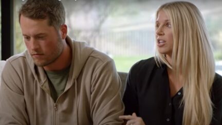 Matt Stafford's wife apologizes for pretzel incident