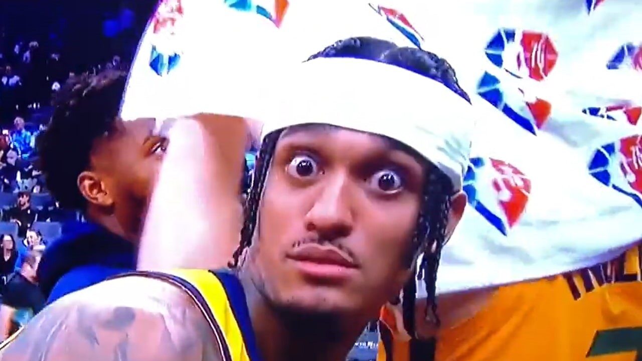 Jordan Clarkson grossed out by fan puking on the court