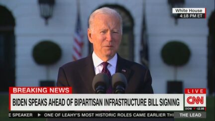 Biden gives remarks before signing BIF