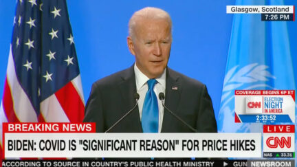 Biden Questioned in Glasgow About Inflation