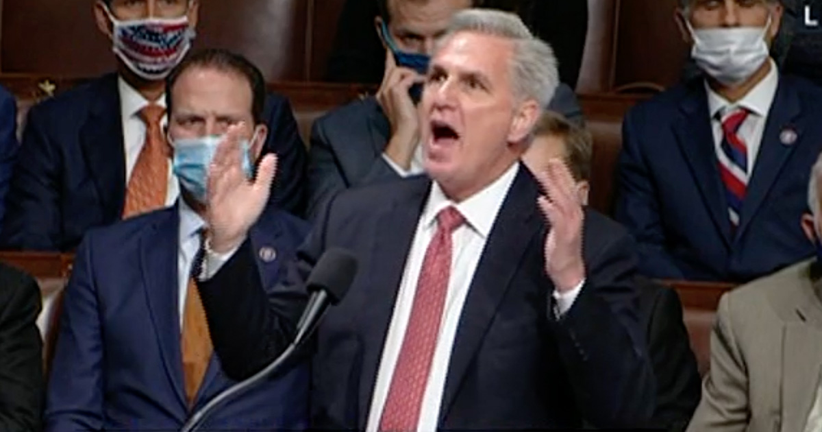 Kevin McCarthy ERUPTS on House Floor