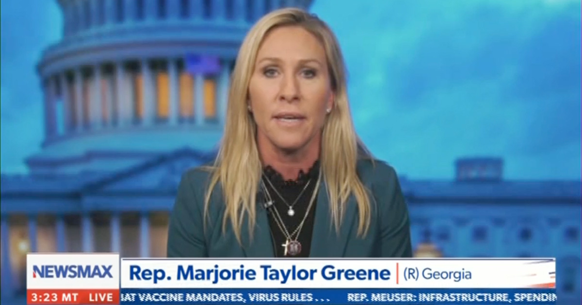 Marjorie Taylor Greene Boasts She's Unvaccinated