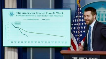 Brian Deese with chart