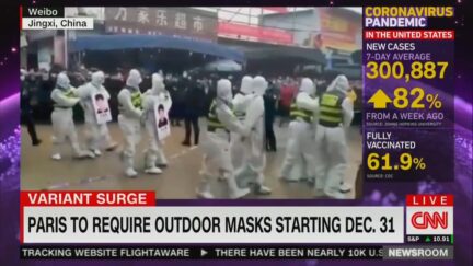 Chinese Police Publicly Shame People Accused of Violating Covid Protocols. Parading Them in Hazmat Suits