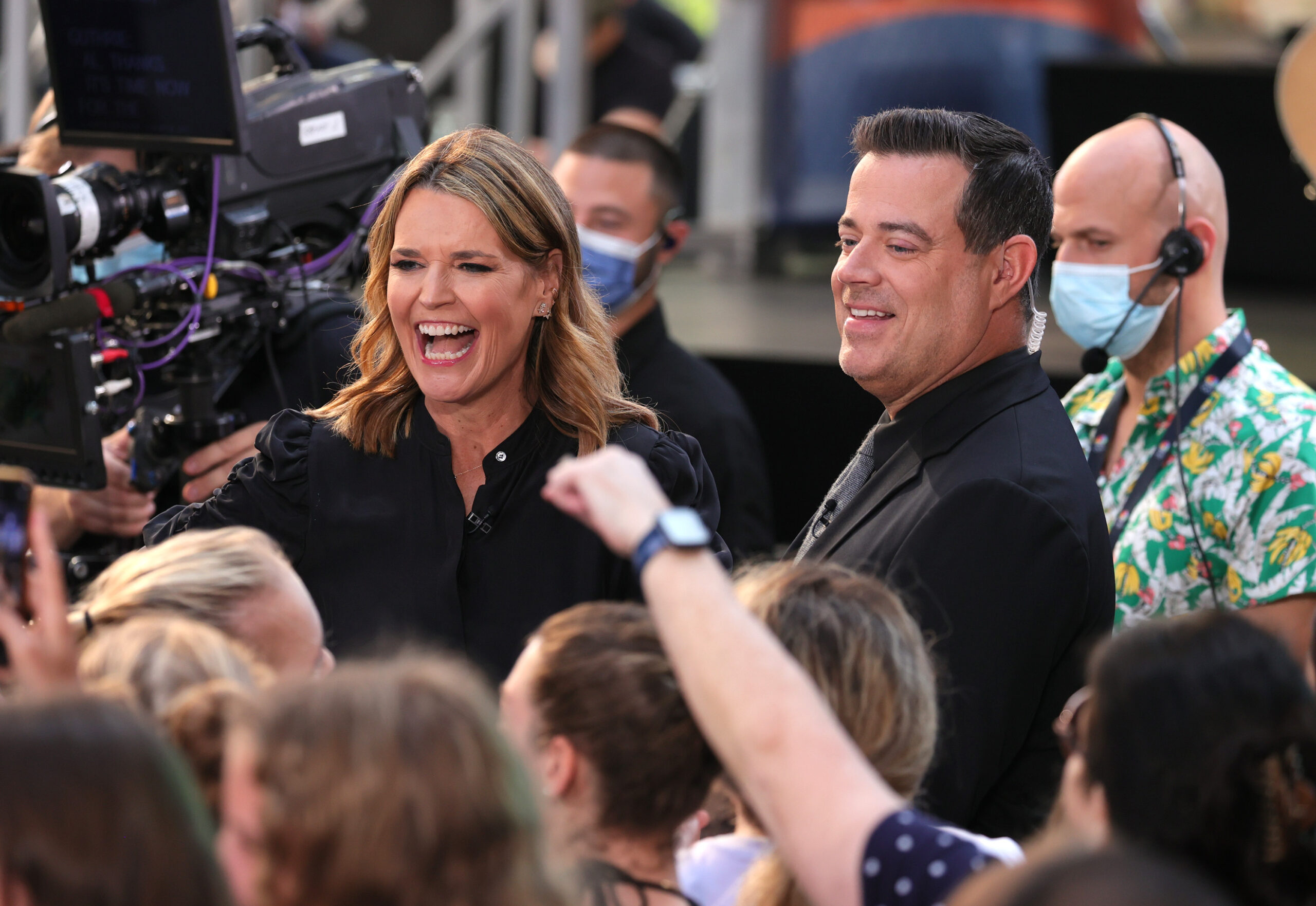 Savannah Guthrie and Carson Daly