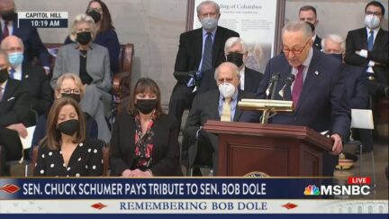 Chuck Schumer remembers Bob Dole