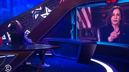 Kamala Harris and Charlamagne the God in tense exchange