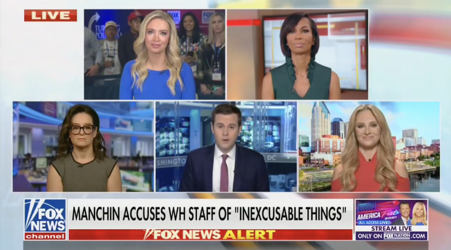 Guy Benson Surprised by Attacks on Manchin.