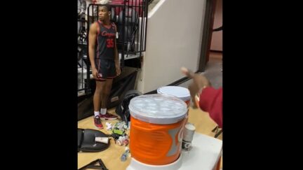 UH trashes court after loss to Alabama