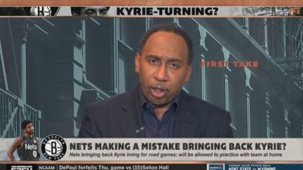 Stephen A. Smith Reveals On ESPN he Has Coronavirus, Calls  Nets ‘Disgraceful’ for Bringing Back Unvaccinated Kyrie Irving