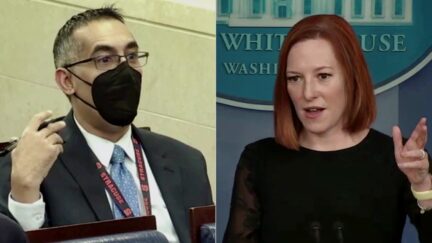 Jen Psaki questioned by reporter 11-13