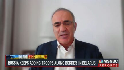 Gary Kasparov on MSNBC on Jan. 25