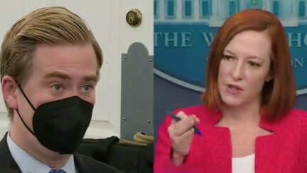 Peter Doocy Jen Psaki split 1-14