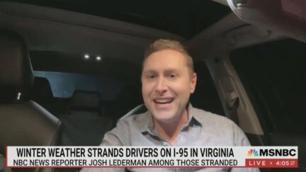 Josh Lederman Reports from Inside His Stuck Car
