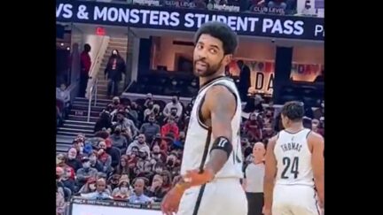 Kyrie Irving fires back at Cavs fan