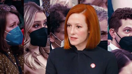 Jen Psaki 5 reporters photo illustration