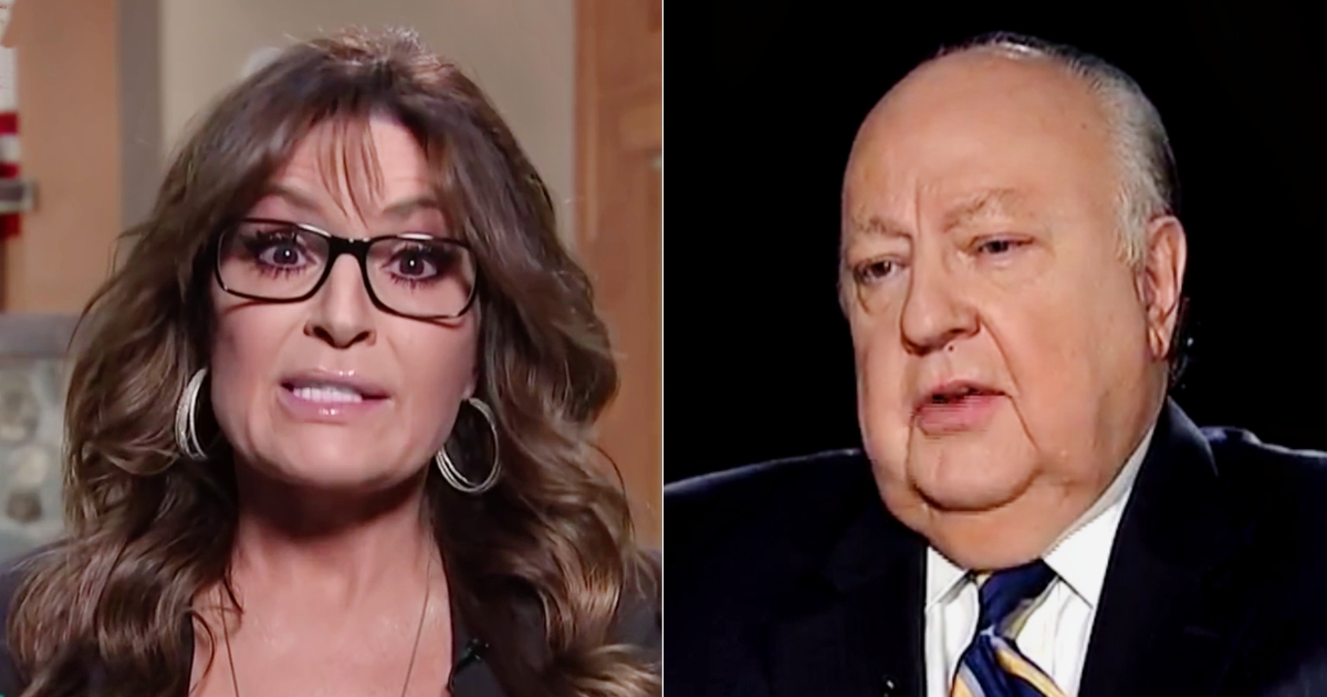 ‘I’m Never Meeting With Him Alone Again!’ Sarah Palin Fled Meeting with Known Predator Roger Ailes Says NY Times