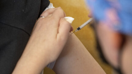 Covid vaccination shot