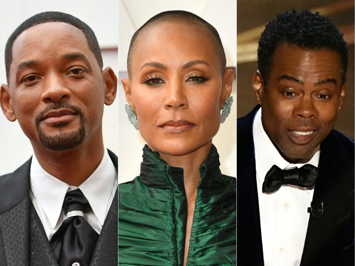 Will Smith, Jada Pinkett Smith, Chris Rock at the Oscars