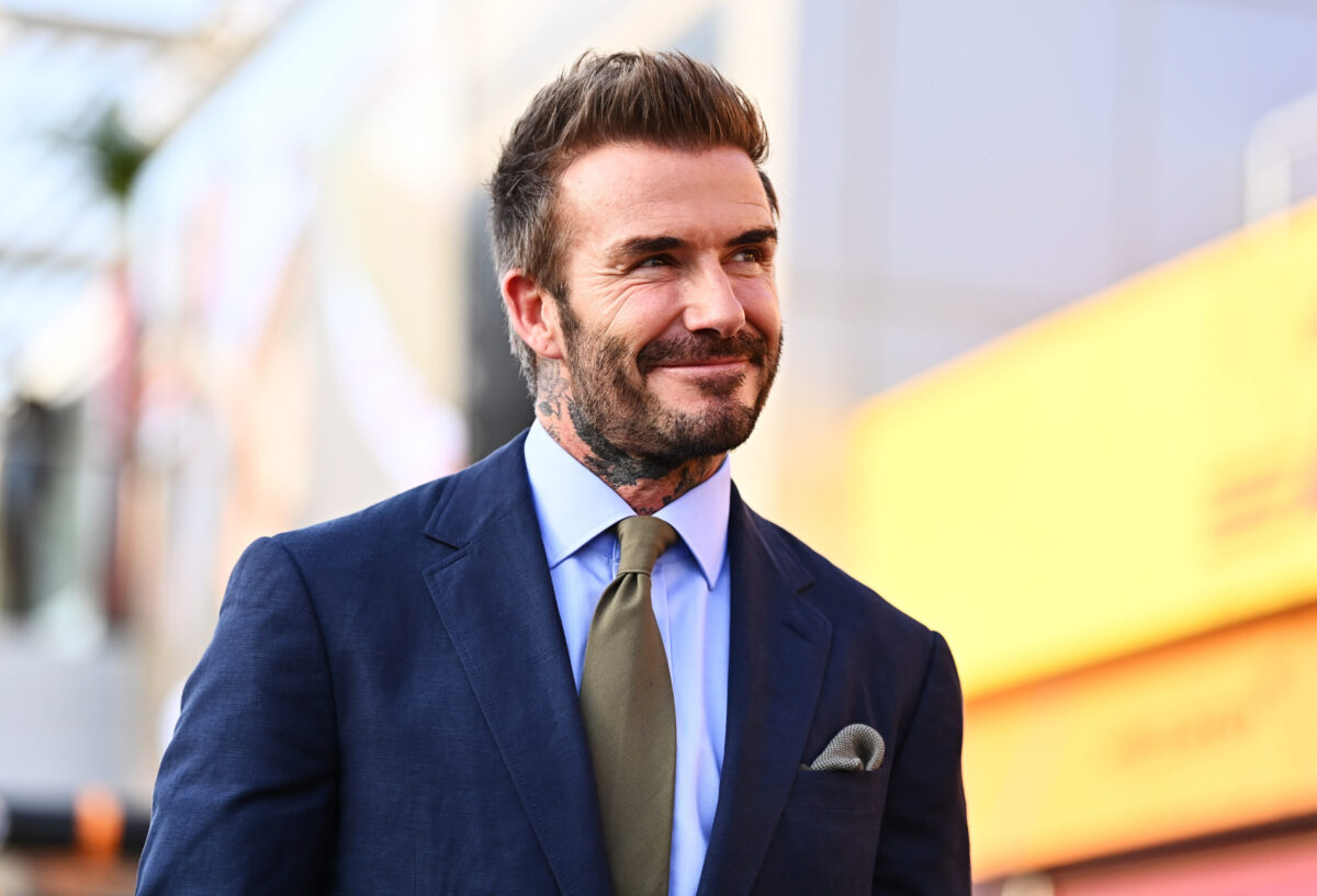 David Beckham at F1 Grand Prix of Qatar
