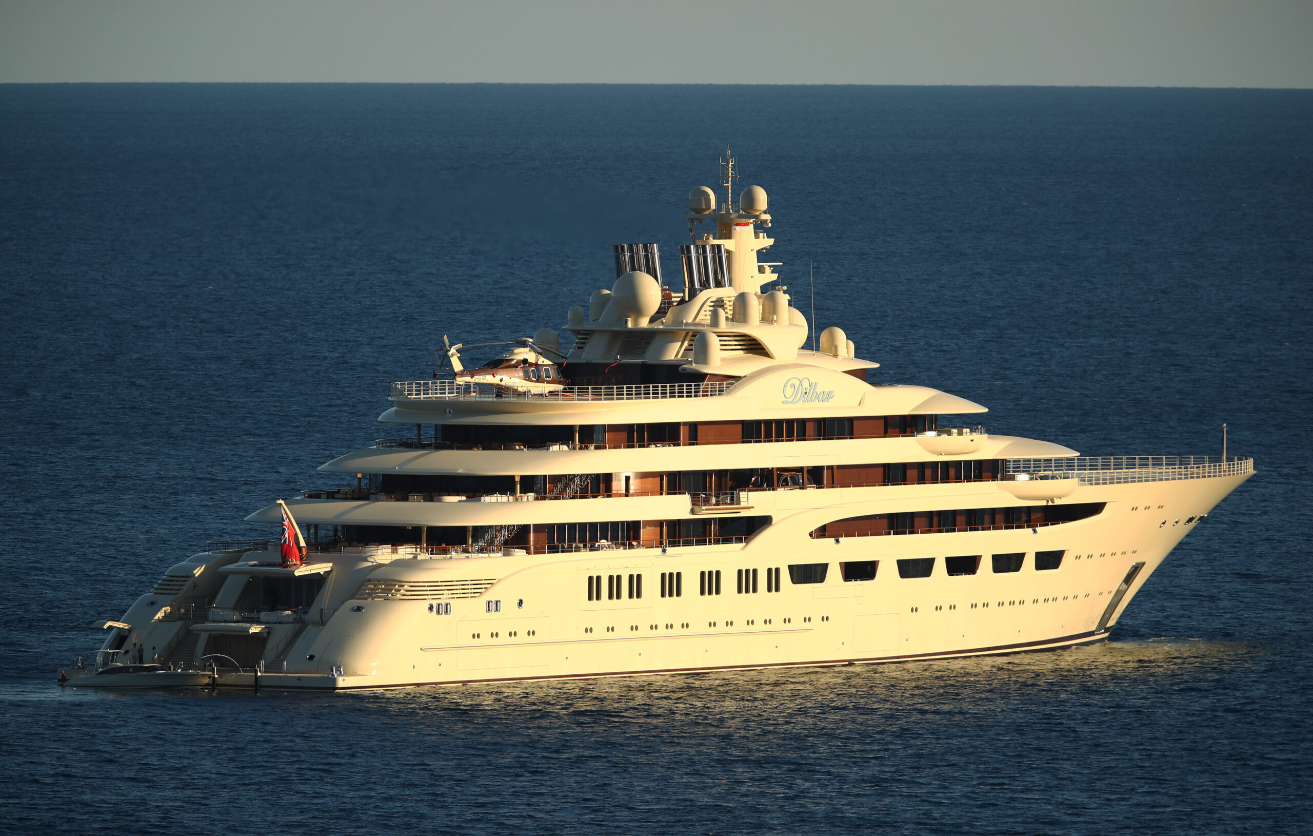 Russian oligarch Alisher Usmanov's yacht