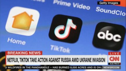 CNN story on TikTok, Netflix, AmEx pulling out of Russia