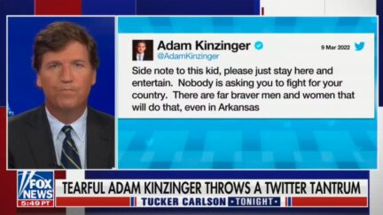 Tucker Carlson rips Adam Kinzinger