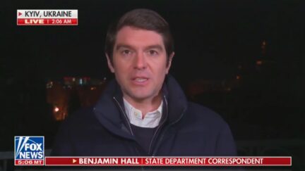 Benjamin Hall in Kyiv