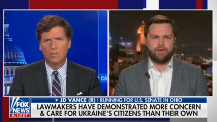 J.D. Vance with Tucker Carlson