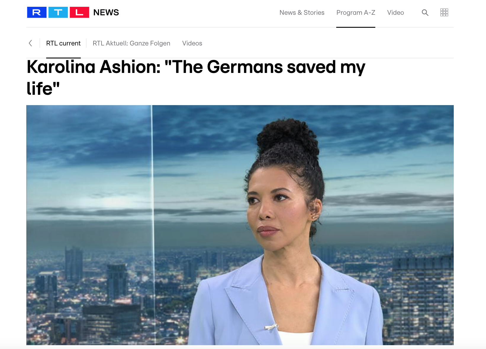 German Broadcaster RTL Hires Karolina Ashion to Host Weekday Program for Ukrainian Refugees