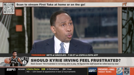 Stephen A. Smith Calls Out NBA Players' Vaccination Status During Kyrie Irving Rant