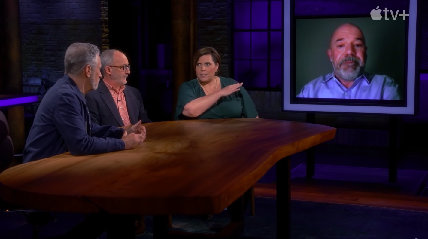 Jon Stewart and Andrew Sullivan Clash