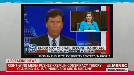 Tucker Carlson on Russian TV on MSNBC