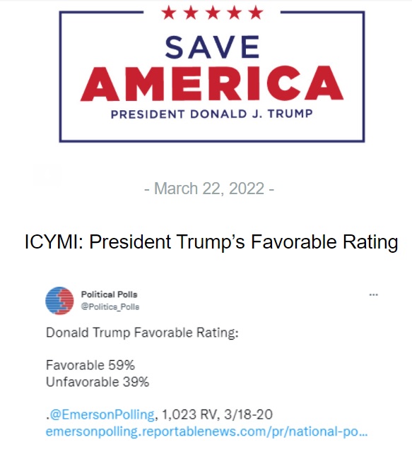 Trump statement 59 percent approval