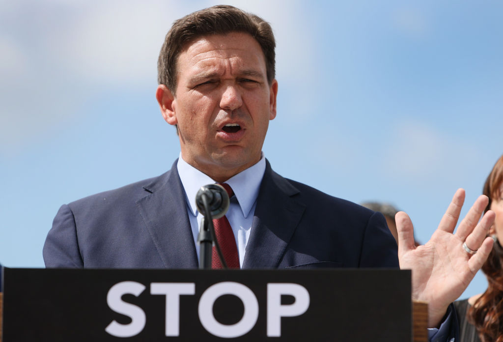 Ron DeSantis stop