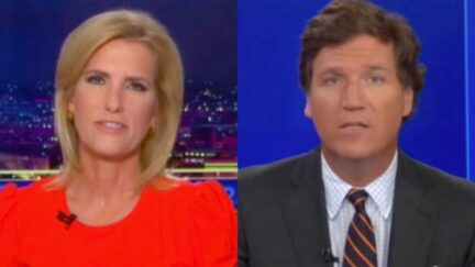 Laura Ingraham and Tucker Carlson