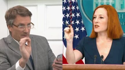 Jen Psaki and WH Press Throw Down with Anti-Abortion Reporter Owen Jensen for Cutting in 4 Times at Briefing
