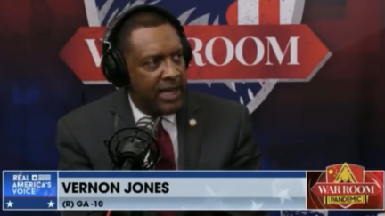 Vernon Jones Tells Steve Bannon Being Gay is a Choice