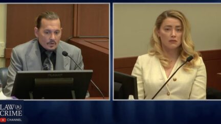 Johnny Depp and Amber Heard at Defamation Trial